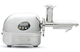 Angel Juicer AG-8500 Stainless Steel Premium Cold Press Slow Juicing Machine, SUS-316 Surgical Grade, Anti-Jamming Auto-Reverse Function, 3HP, 82RPM