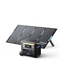 Anker SOLIX F2000 Solar Generator, 2048Wh Portable Power Station with LiFePO4 Batteries and 400W Solar Panel, GaNPrime Technology, 4 AC Outlets Up to 2400W for Home, Power Outages, Camping, and RVs