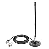 Long Range 27MHz Heavy Duty Magnetic Base Station Soft Whip CB Radio Antenna Kit for Cobra Midland Uniden Maxon President Anytone Vehicle Car Truck Mobile Handheld CB Radio Police Scanner, Eifagur