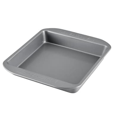 Farberware Nonstick Bakeware 9-Inch Square Cake Pan, Gray