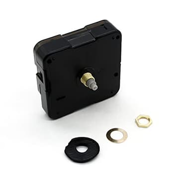 suiwotin 1pc Clock Mechanism Replacement, 13mm/0.51 Inch Shaft Length Wall Clock Mechanism, Quartz Clock Movement, DIY Silent Movement Mechanism Replacement (Thread: 0.21"/5.5mm)