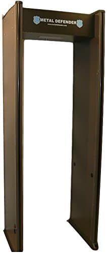Walk-Thru Metal Detector, Full Warranty, 6 Zone 6M, Security for Schools,Office