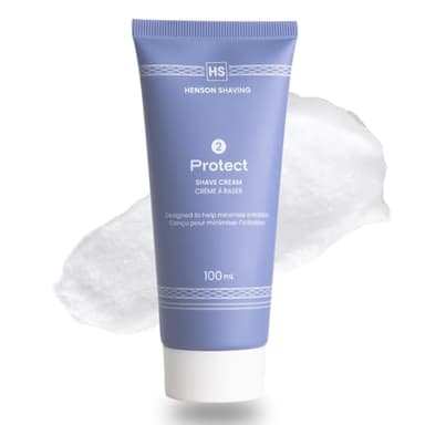 Henson Shaving Shave Cream For Men and Women - Formulated Safe For Sensitive Skin - Rich, Nourishing Lather That Protects Against Irritation, Cuts, Razor Burns - 3.4 fl oz