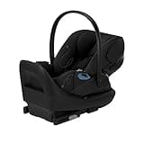 Cybex Cloud G Comfort Extend Infant Car Seat with Anti-Rebound Base, Linear Side Impact Protection, Latch Install, Ergonomic Full Recline, Extended Leg Rest, Moon Black