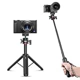 ULANZI MT-73 Extension Pole Tripod, Mini Selfie Stick Tripod Stand Handle Grip for Webcam Canon G7X Mark III Sony ZV-1 RX100 VII A6400 A6600 Cameras Vlogging