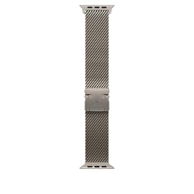 Apple Watch Band - Milanese Loop (49mm) - Natural Titanium - Small