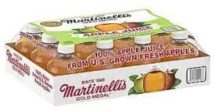 Martinelli's Gold Medal 100% Apple Juice,12 OZ Plastic Bottle.12 Pack