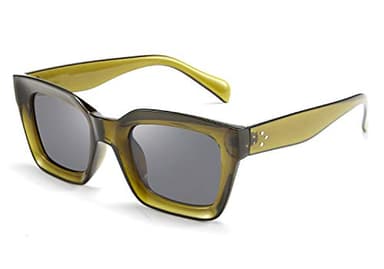FEISEDY Classic Women Sunglasses Fashion Thick Square Sun Glasses Chunky Frame UV400 B2471