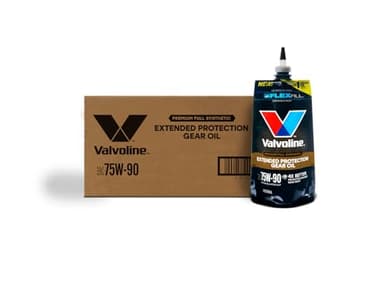 Valvoline FlexFill Extended Protection Full Synthetic 75W-90 Gear Oil 1 QT Pouch, Case of 4