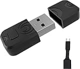 AOJAKI Bluetooth Adapter for PS4/PS5 Controllers, Switch Pro Controller Adapter, Compatible with Official PS4 Controller