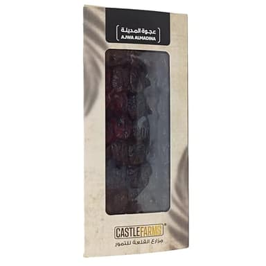 AJWA ALMADINA Dates - Premium Quality Saudi Arabian - Naturally Sweet & Soft - Halal - Fresh and Dried - Perfect for Ramadan - Healthy Lifestyle - 800g