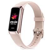 Zeacool Fitness Tracker with 24/7 Heart Rate, Blood Oxygen Blood Pressure Sleep Monitor, Activity Trackers 5 ATM Waterproof,Step Calorie Counter Pedometer Health Smart Watch for Women Men Pink
