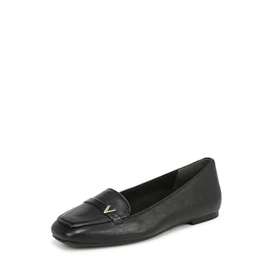 Vionic Womens Hayes Skimmers Black Leather 7 M