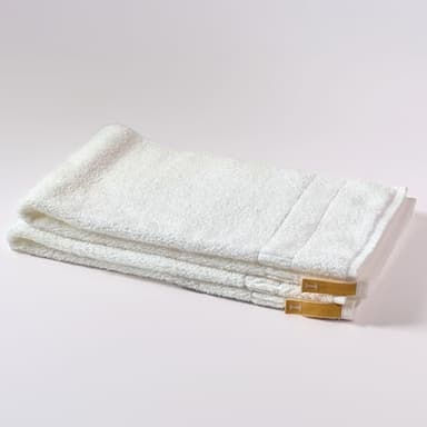 Highly Absorbent Organic Cotton Hand Towels, Soft & Durable, Made in Japan, Oeko-Tex Class 1 Certified, 14 x 28 inch, White, Pack of 2 – Proof of Purity