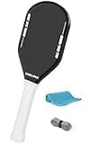 Nexopick Pickleball Training Paddle, Sweet Spot Pickleball Trainer, T700 Raw Carbon Fiber with Frosted Surface, 16mm Core Mini Pickle Ball Practice Paddle, Extra Long Handle for Shot, Swing Training