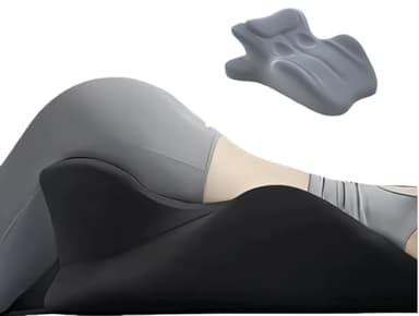 Luvnook Ergonomic 27° Angle Memory Foam Wedge Pillow - Intimacy Pillow for Couples, Sweet Spot Support Pillow with Removable Washable Pillowcase (Light Gray)