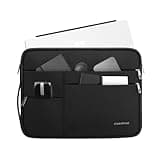 Omnpak Surface Pro 9 Case,13 inch Laptop Sleeve for Surface Pro 11/10/9/8/X/7+/7/6/5/4/3 with Multi-Pocket and Side Handle Strap,Water-Resistant Laptop Carrying Bag