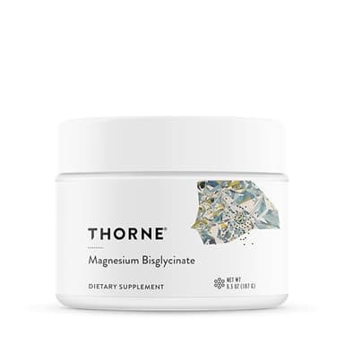 THORNE - Magnesium Bisglycinate - Powdered Magnesium Formula - Supports Restful Sleep, Muscle Relaxation, Heart Health & Metabolism* - NSF Certified for Sport - Gluten, Dairy & Soy-Free - 60 Servings