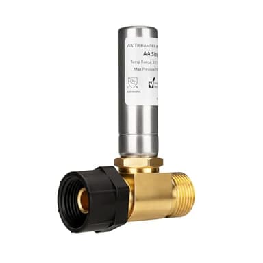 SECKWHALE Stainless Steel Water Hammer Arrestor, 7/8" Female Swivel Ballcock Nut X 3/4" Male Thread, Reduce Banging Noise in Toilets and Pipes, 1-Pack