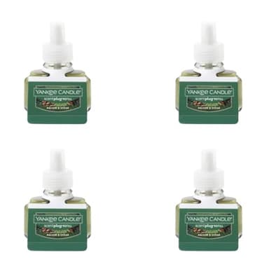 Yankee Candle Balsam & Cedar Electric Home Fragrance Scent Plug Refill (Pack of 4)