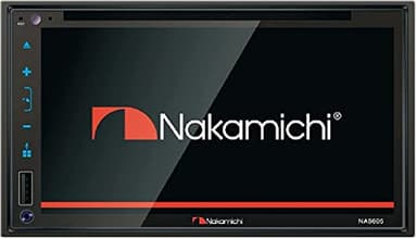NAKAMICHI NA6605 6.8 inch Car Audio in-Dash Multimedia 2-Din Receiver with Capacitive Touch Panel Thin Film Sub Out Slim Design CarPlay & Android Auto