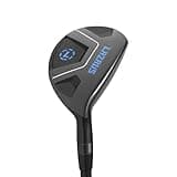 LAZRUS GOLF Premium Hybrid Golf Clubs for Men - 2,3,4,5,6,7,8,9,PW Right Hand & Left Hand Single Club, Graphite Shafts, Regular Flex (#2, RH, Black Single, Black Right Hand)