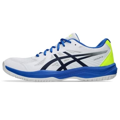 ASICS Men's Upcourt 6 Indoor Sport Shoes, 10, White/Midnight