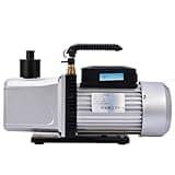 Vacuum Pump 12 CFM, 110V Sturdy Vacuum Pump Auto AC Air Tool, HVAC Air Conditioner Refrigerant, Smart Radiator with Observation Window Efficient for Automobile Vacuum Evacuation