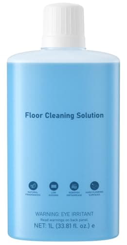 VILLAPOOL Floor Cleaning Solution Compatible with Roborock Robot Vacuums & Wet Dry Vacuums, Deep Cleaning Formula for Hardwood, Tile & Laminate Floors, Gentle and Powerful, 1L (33.8 fl oz)