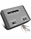 Thermostat Single Stage Heating and Cooling Unit Replace 7330F3852, Manual Thermostat Fit for Coleman RV Air Conditioners Mach Series and Roughneck Series, Black