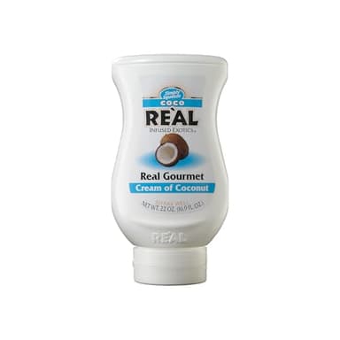 Coco Reàl, Cream of Coconut, 16.9 FL OZ Squeezable Bottle, Individually Boxed