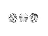 WeatherTech 3-pack of Solid Billet Aluminum Knobs for CupFone - Silver