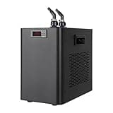 160L/42Gal Water Chiller Cooling System, 110V Aquarium Chiller Fish Tank Chiller Air-cooled Fish Tank Water Cooling System Aquarium Water Chiller for Home, Fish Market, Coral Shrimp Farming