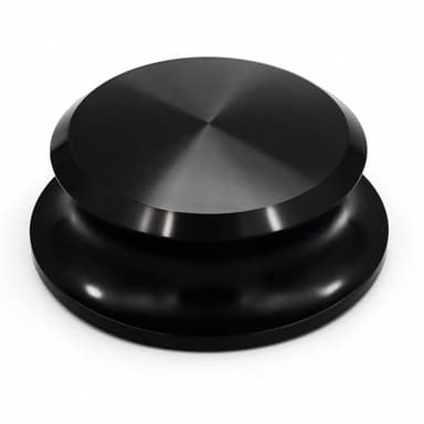 Menesia Record Weight Stabilizer, Turntable and Vinyl Record Weight, Premium Vinyl Stabilizer for Superior Sound (Black)