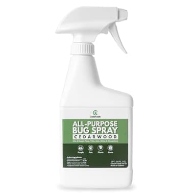Cedarcide All-Purpose Bug Spray | Kill and Control Mosquitos, Fleas, Ticks, Ants | Made with Natural Essential Oils | Use on People, Pets & Kids (Cedarwood, Pint (16 Oz.))