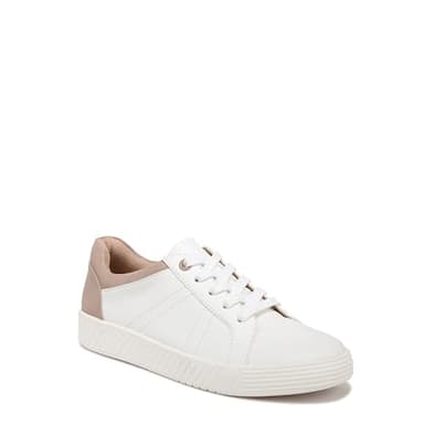 Naturalizer Soul Women's Neela Sneaker White/Light Taupe 8 M