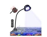 Ahareef Aquarium Reef Light 30 Watts Full Spectrum Marine Saltwater LED for Coral LPS SPS Fish Nano Reef Tank Five Level Dimmable Brightness and Cycle Timing Function