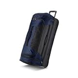 Samsonite Andante 2 Wheeled Rolling Duffel Bag, Navy/Black, 32-Inch