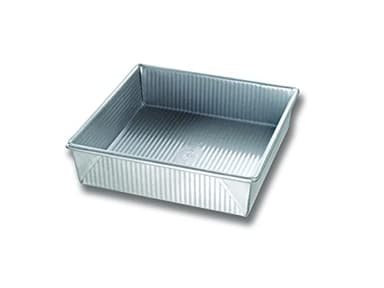 USA Pan Bakeware Nonstick Square Cake Pan, 9 Inch, Aluminized Steel