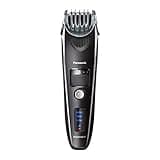Panasonic Beard Trimmer for Men Cordless Precision Power, Hair Clipper with Comb Attachment and 19 Adjustable Settings, Washable, ER-SB40-K, 0.5-10mm lengths, 1 Pack