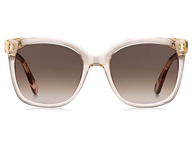 kate spade new york Womens Kiya/S Square Sunglasses, Peach, 53mm