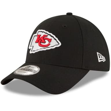 New Era NFL The League 9FORTY Adjustable Hat Cap One Size (US, Alpha, One Size, Kansas City Chiefs - Black)
