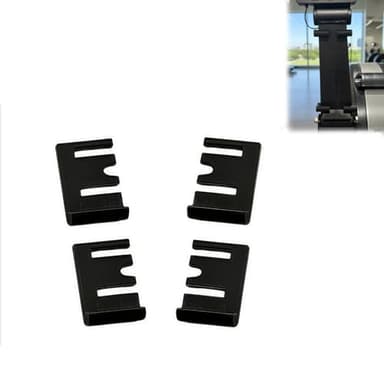 Pad/Phone Holder for Concept 2 — Removable Clips & Secure Mount for Concept2 Rower | Easy Attach/Remove, Stable Workout Clip