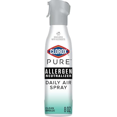 Clorox PURE Allergen Neutralizer Daily Air Spray, Clean Breeze, 8 Ounces