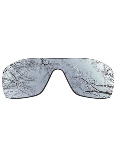 ToughAsNails Replacement Lenses for Oakley Turbine Rotor OO9307 Sunglasses - HyperVision Plus Silver Chrome - Polarized