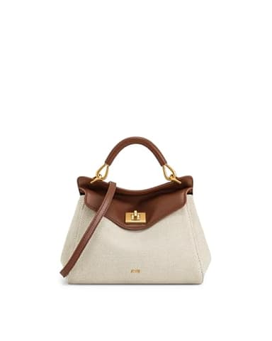 JW PEI Women's Lucia Classic Top Handbag - Brown Canvas