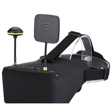 EV800D 5.8G 40CH 5 Inch 800x480 Video Headset HD DVR Diversity FPV Goggles with Battery for RC Model