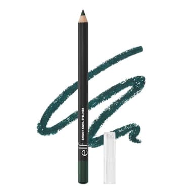 e.l.f. Smoky Kohl Eyeliner, Eye Pencil For Creating Long-Lasting, Bold, High-Pigmented Makeup Looks, Vegan & Cruelty-Free, Rose Emerald