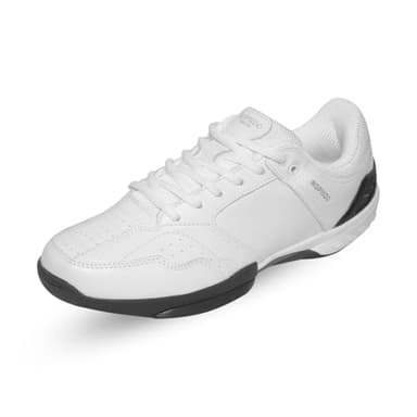 ROPHOO Fencing Shoes for Mens Womens, Standard Fencing Sneakers, Epee Sabre Foil Fencing, (Black-White, 8.5)