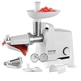 VEVOR Electric Tomato Strainer, 300W Tomato Sauce Maker Machine, 4 LBS/Min Food Strainer and Sauce Maker, Pure Copper Motor Food Mill with Reverse Function for Tomato Strawberry Blueberry Sauce